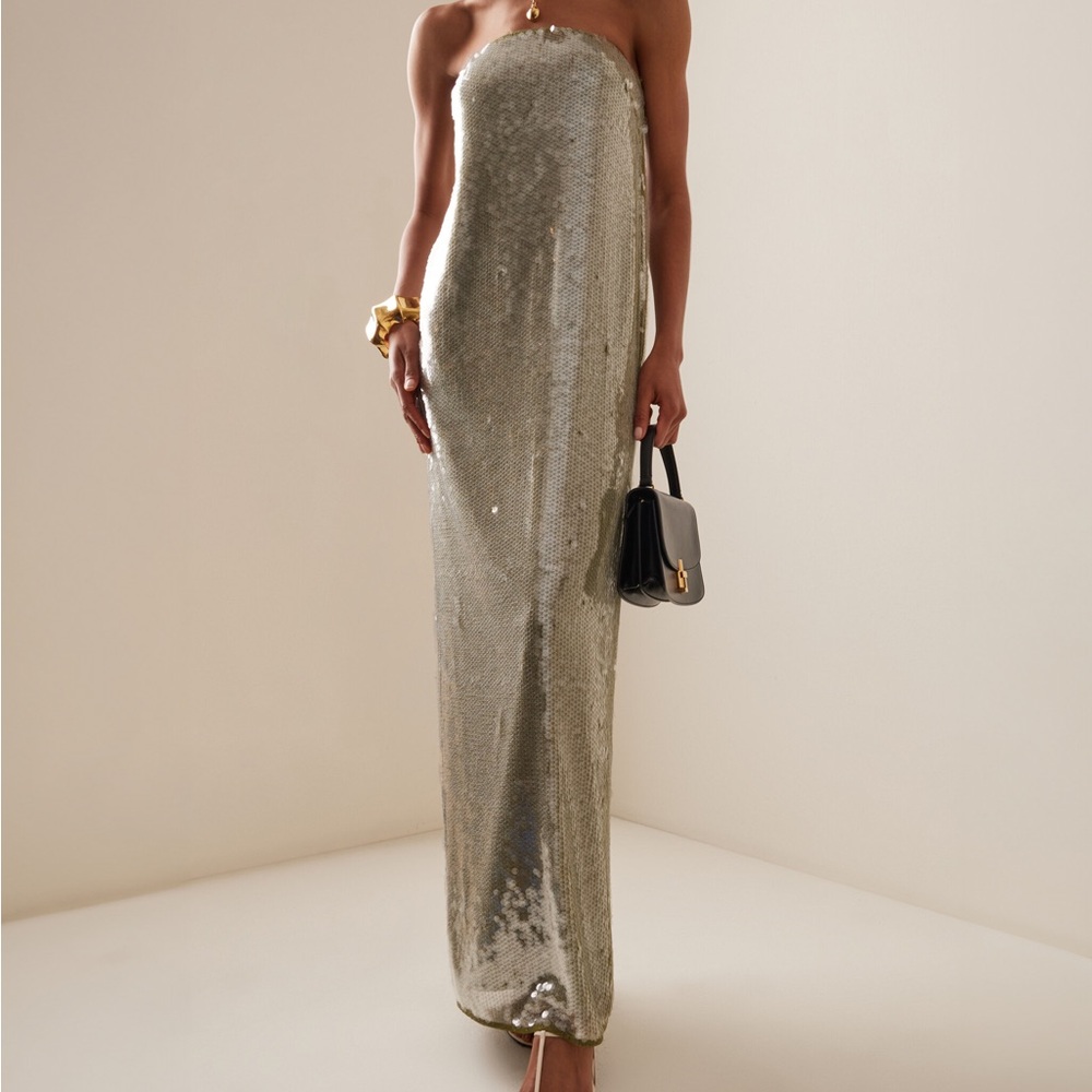 STAUD NWT Casey Dress in Moss